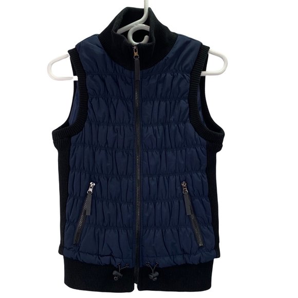 Calvin Klein Performance Puffer Vest size XS Full Zip Rib Knit Trim Sleeveless - Picture 1 of 6